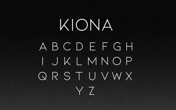 Kiona Font View