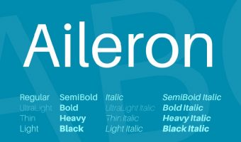 Aileron Font