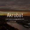 Akrobat Font