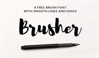 Brusher Font