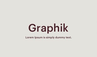 Graphik Font