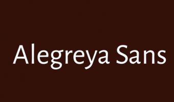 Alegreya Sans Thin Font