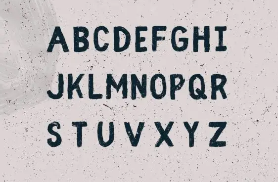 Fibre Vintage Font VIew