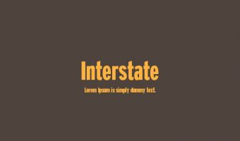 Interstate Font