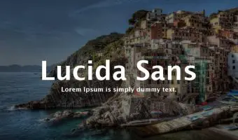 Lucida Sans Font