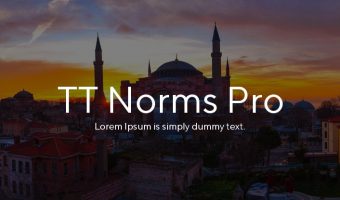 TT Norms Font