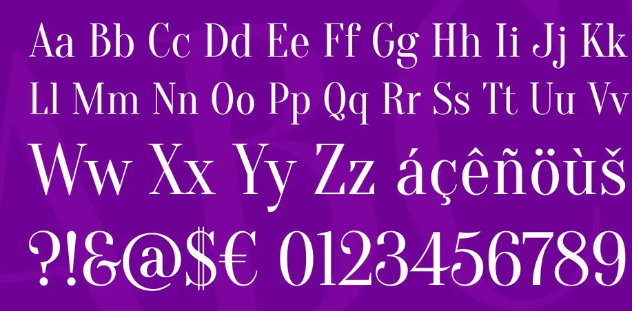 Oranienbaum Font View