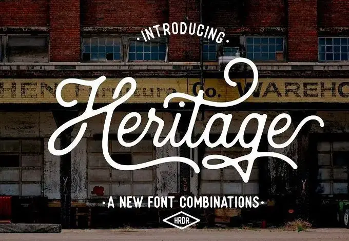 Heritage Font View