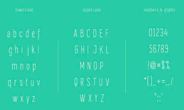 Simplifica Font View