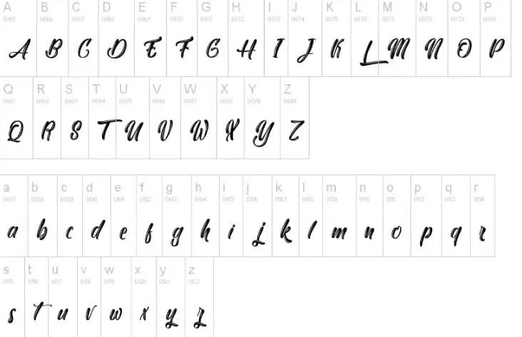 Yakuza Font View