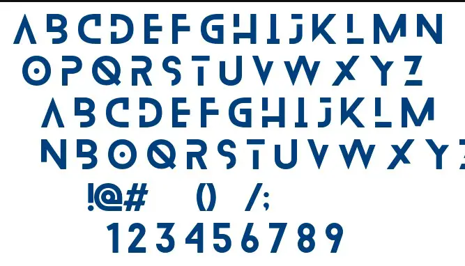 Blanka Font View