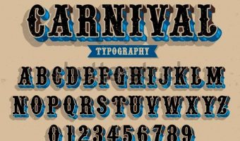 Carnival Font View