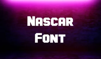 Nascar font