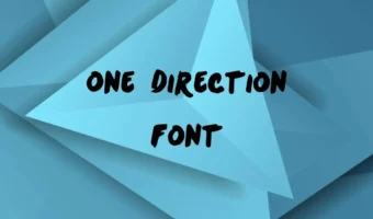 One Direction Font