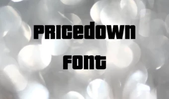 Pricedown Font