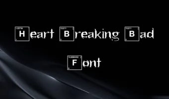 Heart Breaking Bad Font