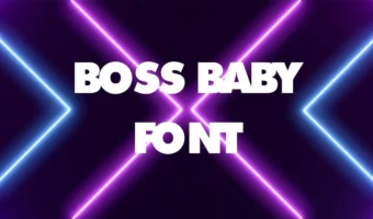 Boss Baby Font