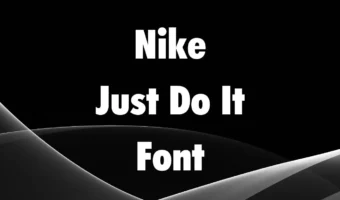 Nike Just Do It Font