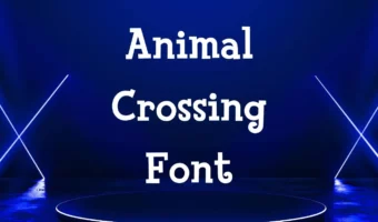 Animal Crossing Font