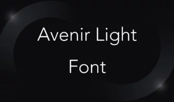 Avenir Light Font