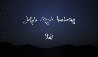 Jellyka Estrya's Handwriting Font