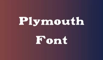 Plymouth Font