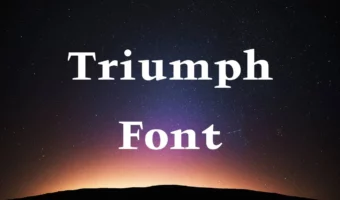 Triumph Font