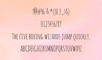 Amatic Font