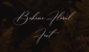 Boheme Floral Font