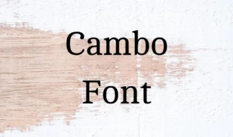 Cambo Font