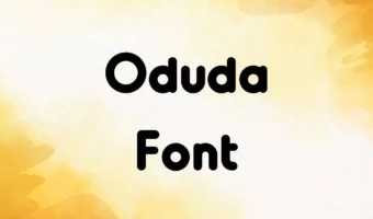 Oduda Font