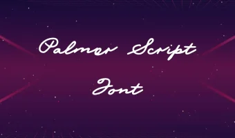 Palmer Script Font