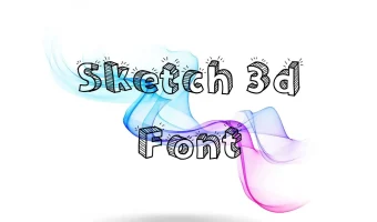 Sketch 3D  Font