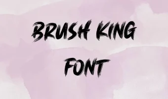 Brush King Font