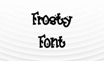 Frosty Font