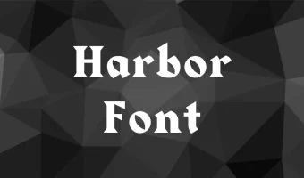 Harbor Font