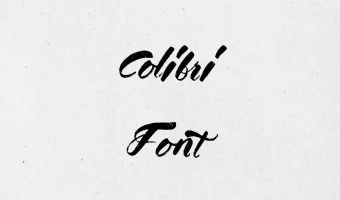 Colibri Font