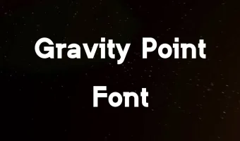 Gravity Point Font