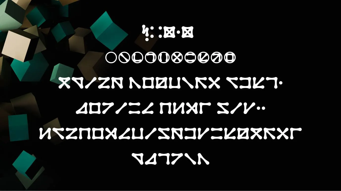 view of Q-Bert’s Funeral Font