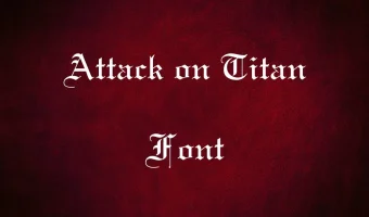 Attack on Titan Font