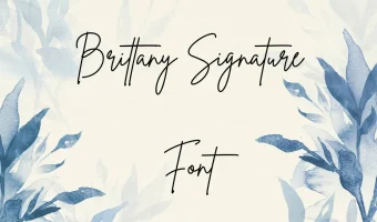 Brittany Signature Font