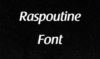 Raspoutine Font