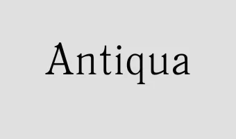 Antiqua Font