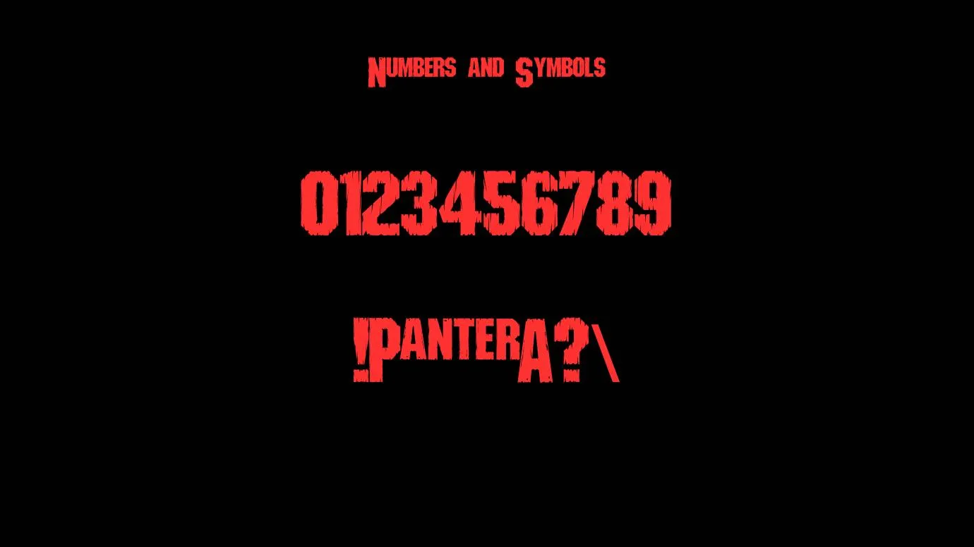 Pantera Font