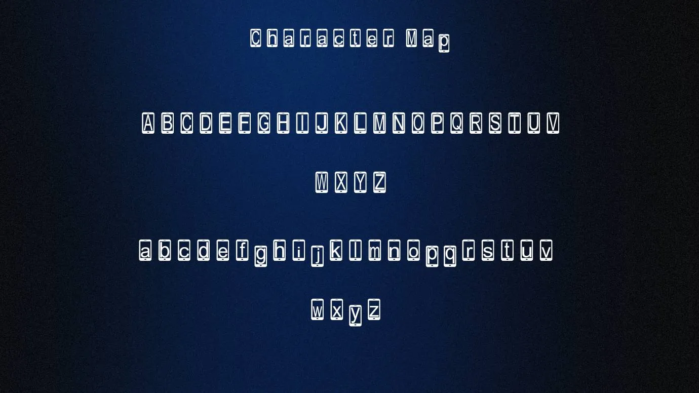 Phone Hub font