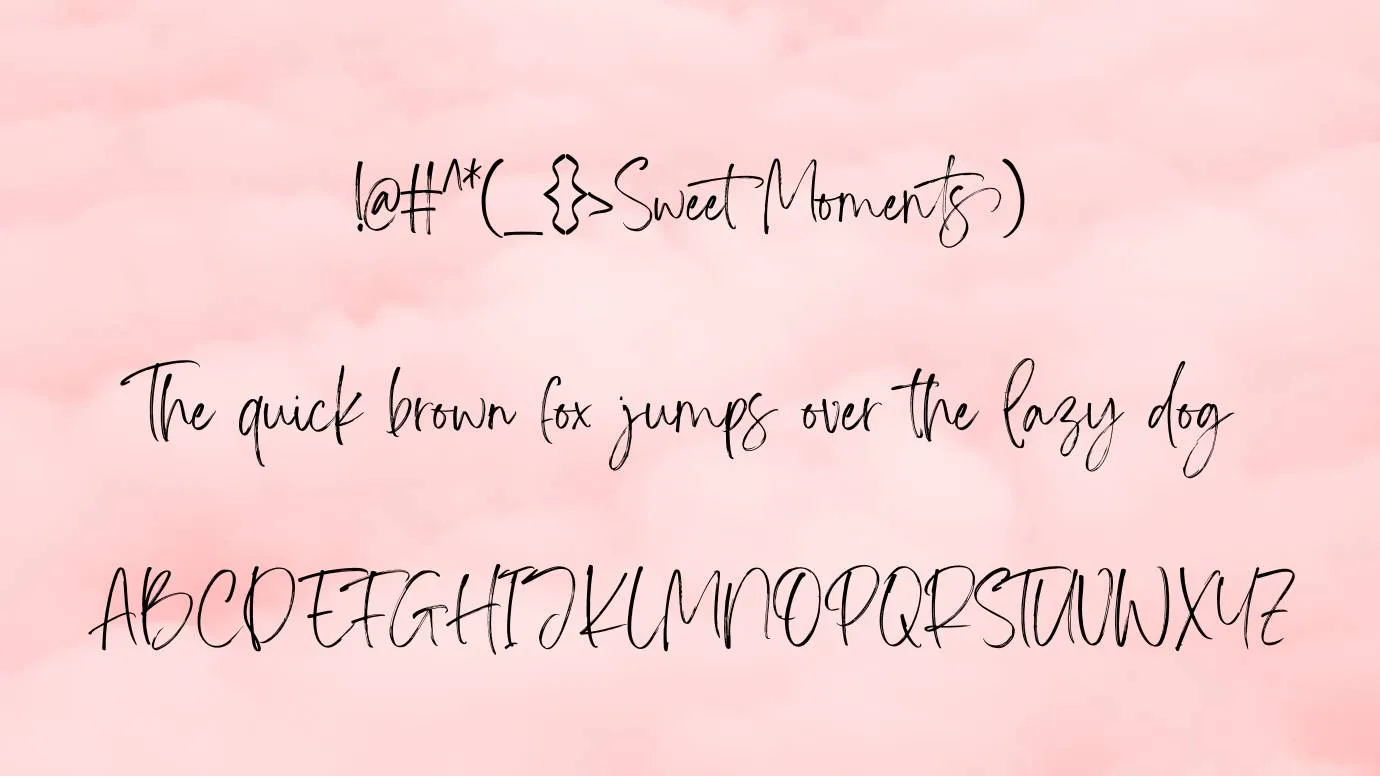 Sweet Moments Font