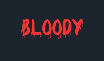 Bloody Font