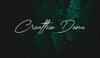 Creattion Demo Font