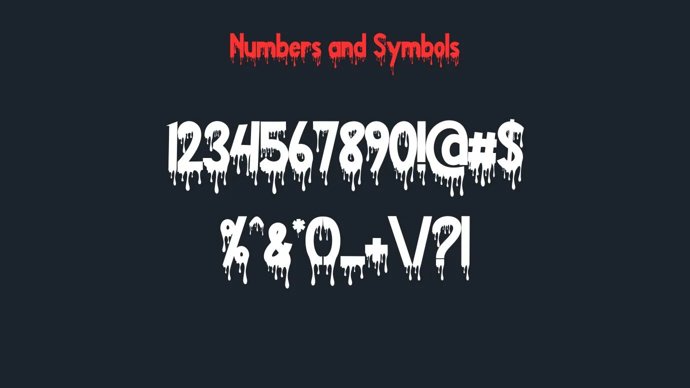 Bloody Terror Font