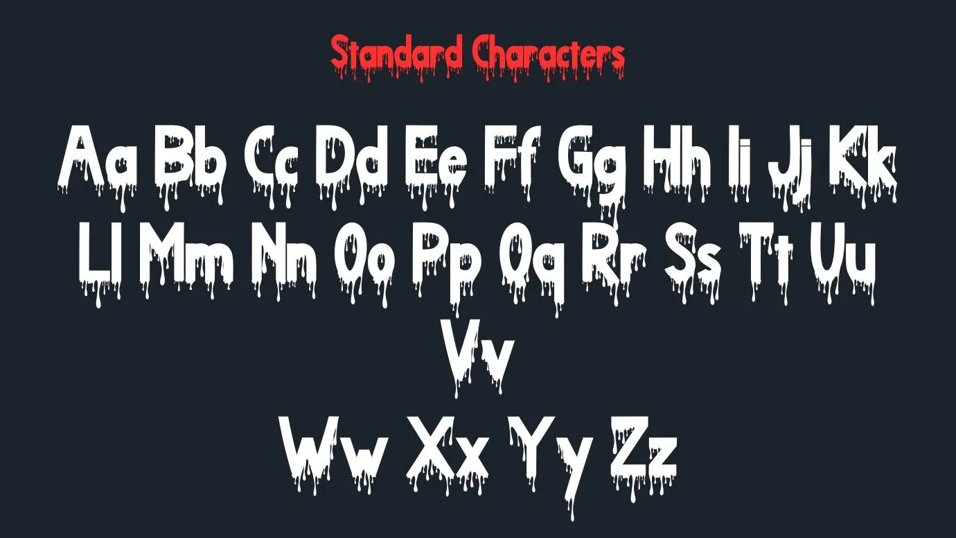 Bloody Terror Font